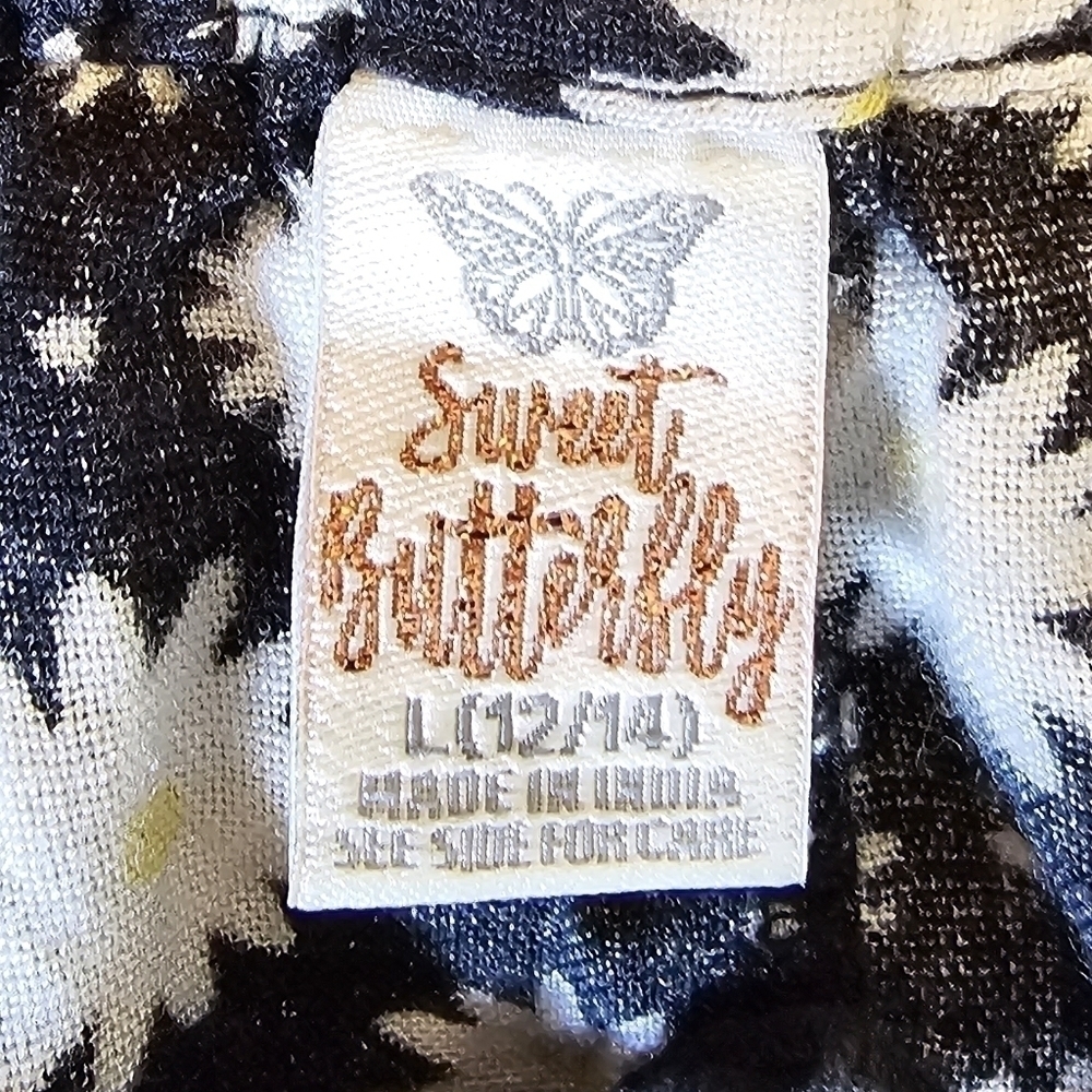6/$20 Sweet Butterfly Matching Set Daisies Size 12/14 - Picture 6 of 8